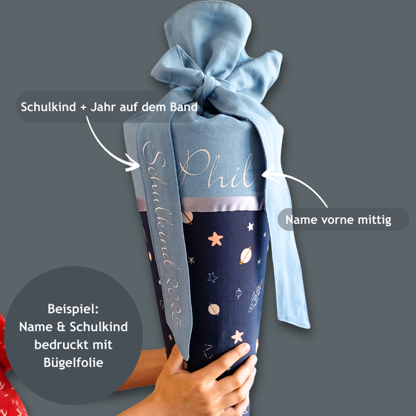 personalisierte Schultüte bedruckt Beispiel