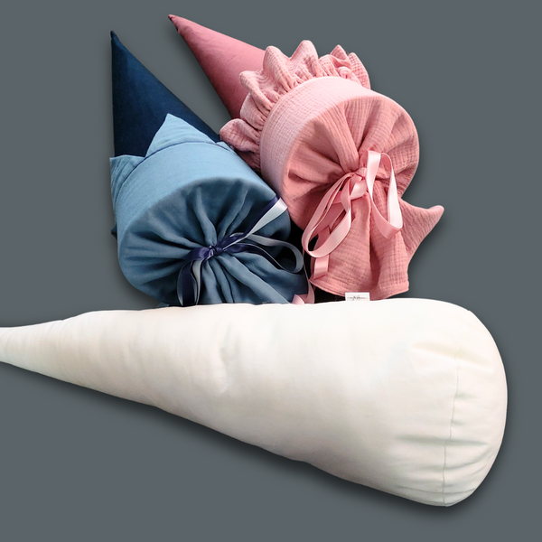 Kisseninlett für Schultüte 70 cm – Schultüte zum Kuscheln, Innenkissen zur Schultüten-Füllung, weiches Schultütenkissen, Kuschelkissen