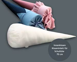Kisseninlett für Schultüte 70 cm – Schultüte zum Kuscheln, Innenkissen zur Schultüten-Füllung, weiches Schultütenkissen, Kuschelkissen