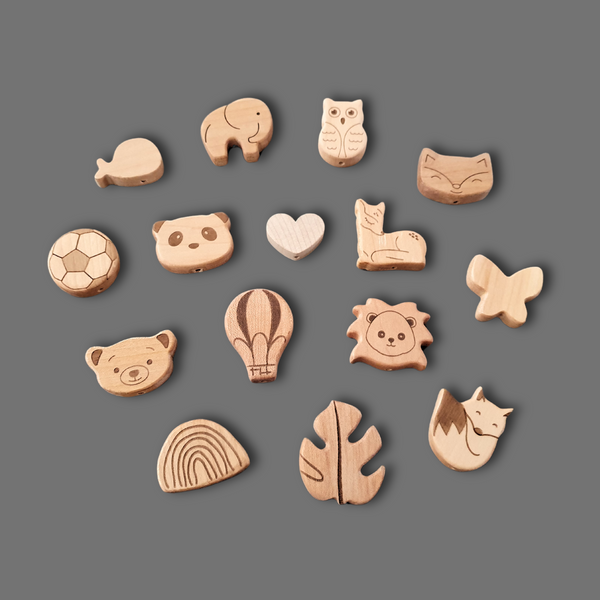 4-teiliges Geschenkset - mint, Holz
