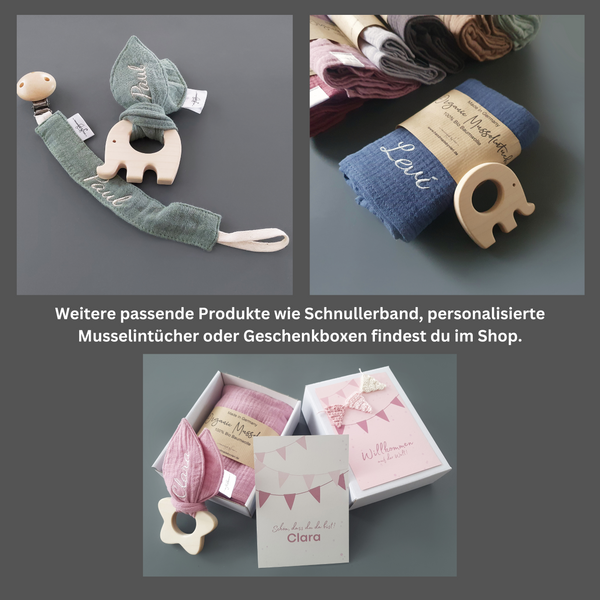 Personalisierte Knisterohren - could blue (blau/grün)