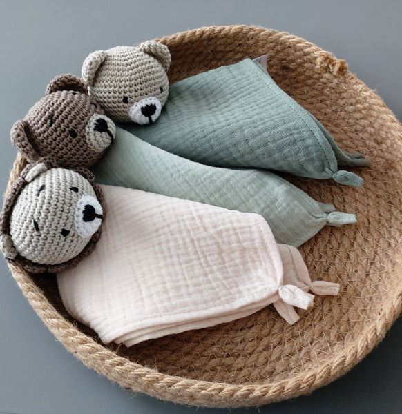Baby Schmusetuch aus Musselin 