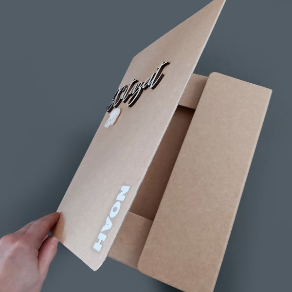 Personalisierte Sammelmappe für Erinnerungen und kreative Werke- Kitazeit, Herz