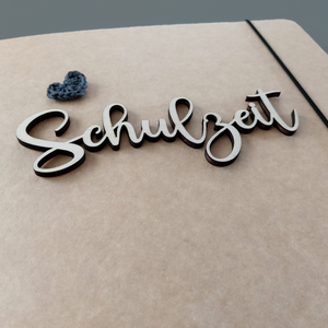 Personalisierte Sammelmappe für Erinnerungen und kreative Werke- Schulzeit, Herz
