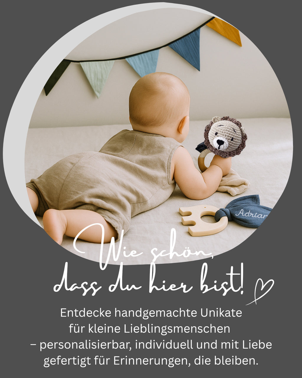 handmadebyvieri Entdecke handgemachte Unikate 
für kleine Lieblingsmenschen 
– personalisierbar, individuell und mit Liebe gefertigt für Erinnerungen, die bleiben.