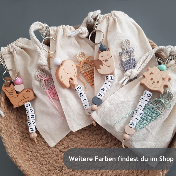 Rechenkette ABC Kette Grundschule - Perfektes Geschenk zur Einschulung 2025, ABC Kette, Schlüsselanhänger, Einschulungsgeschenk für Mädchen
