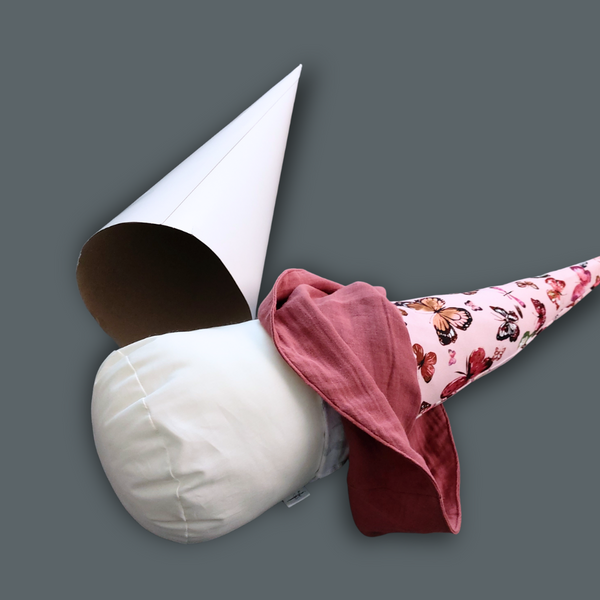 Kisseninlett für Schultüte 70 cm – Schultüte zum Kuscheln, Innenkissen zur Schultüten-Füllung, weiches Schultütenkissen, Kuschelkissen