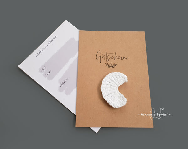Geschenkgutschein - Mond - handmadebyvieri