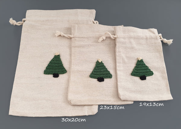 Nikolaussäckchen / Nikolausstiefel mit Namen - Tannenbaum