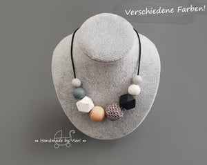 Stillkette/ Halskette - freie Farbwahl V - handmadebyvieri