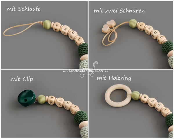 Anhänger ohne Name - Fuchs mit integrierter Rassel - handmadebyvieri