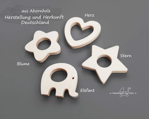 personalisiertes Set Spielbogenanhänger - Stern/Wolke/Knisterohren in denimblau