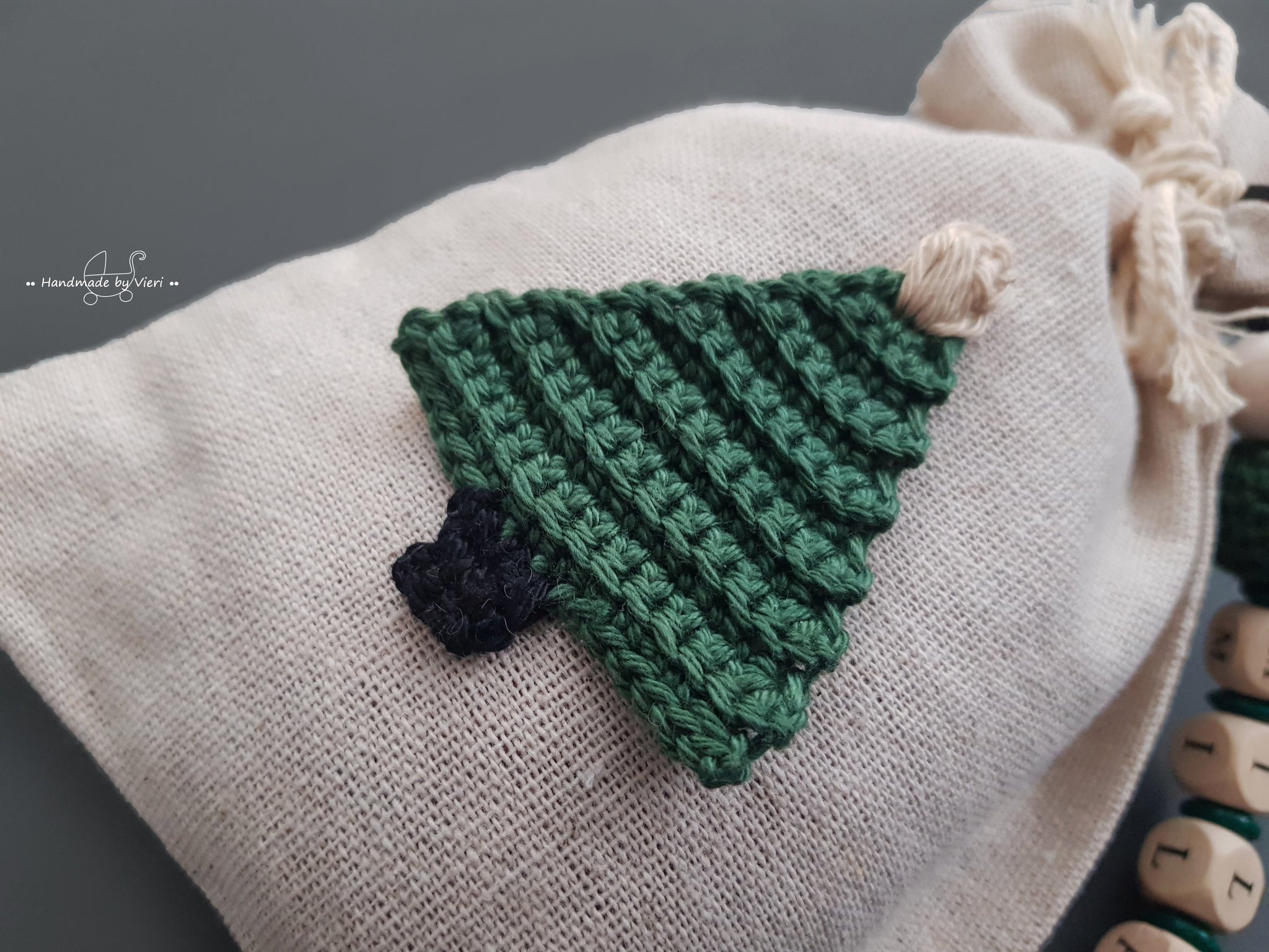 Nikolaussäckchen / Nikolausstiefel mit Namen - Tannenbaum