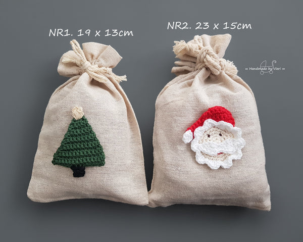 Nikolaussäckchen / Nikolausstiefel mit Namen - Tannenbaum