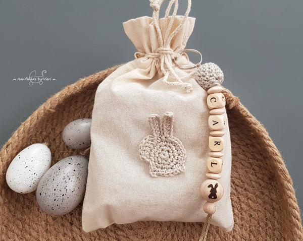 Karte mit Osterhasen - Wunderschöne Ostern, sand