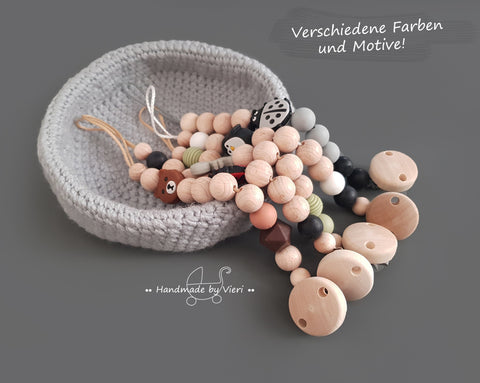 Schnullerkette ohne Namen – verschiedene Motive