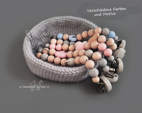 Schnullerkette ohne Namen – verschiedene Motive II - handmadebyvieri