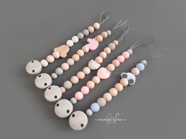 Schnullerkette ohne Namen – verschiedene Motive II - handmadebyvieri