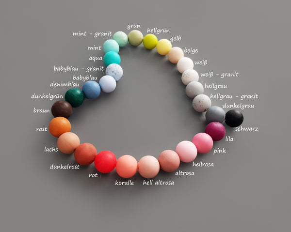 Schnullerkette ohne Namen - Blatt - handmadebyvieri