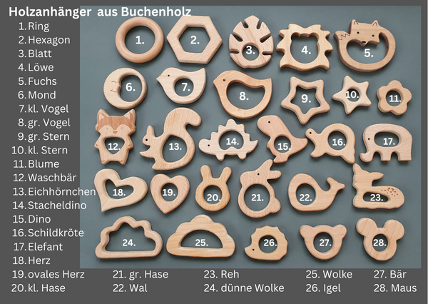 Kinderwagenkette mit Namen - Elefant/Stern, rosa