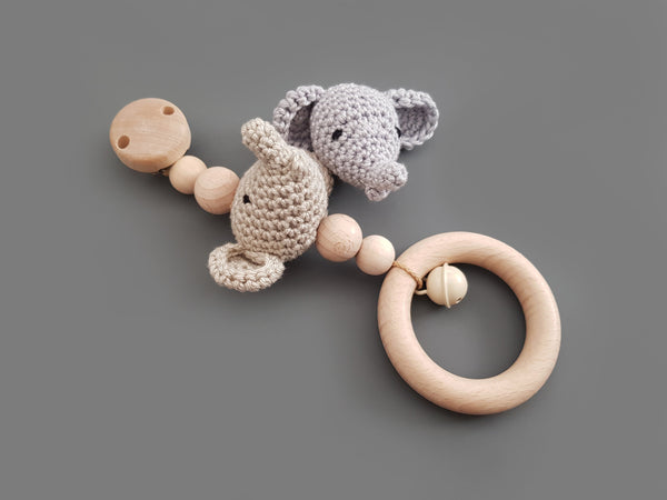 Maxi Cosi Anhänger ohne Name - Elefant, sand/hellgrau