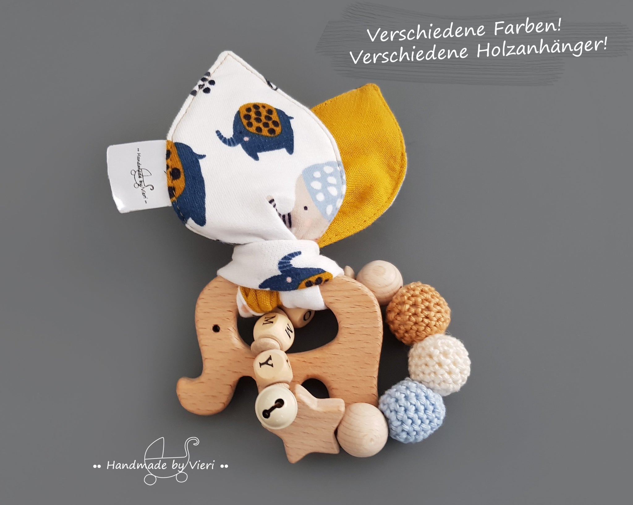 Knisterohren mit Namen - Greifling, Elefant