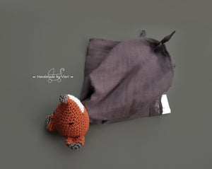 Schmusetuch - Fuchs, rabbit - handmadebyvieri