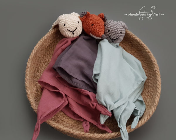 Schmusetuch - Fuchs, rabbit - handmadebyvieri