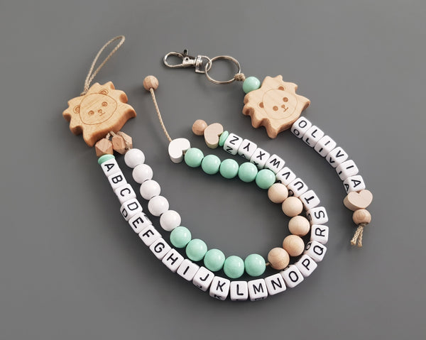 Rechenkette + ABC Kette - mint
