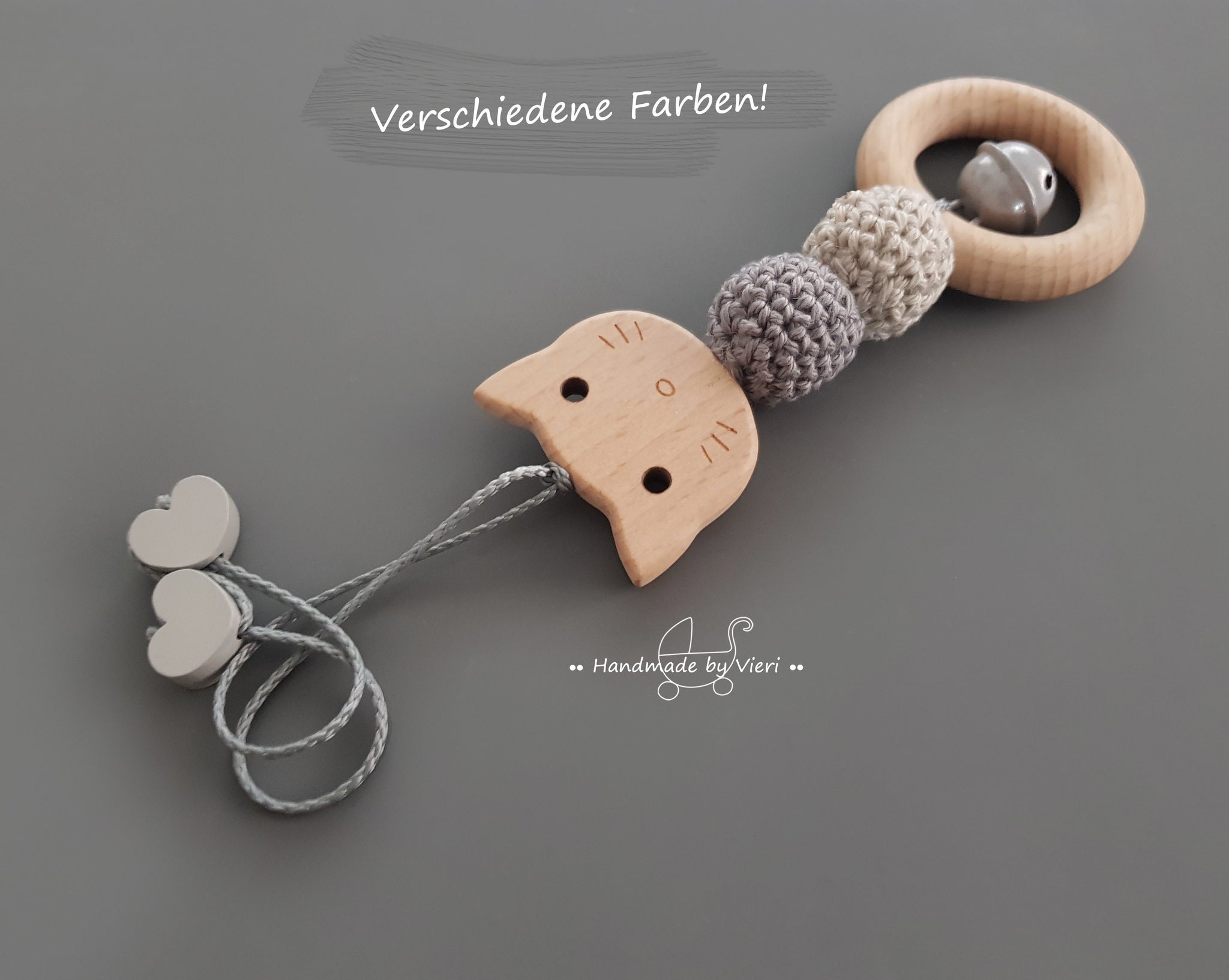 Maxi Cosi Anhänger ohne Name - Kätzchen - handmadebyvieri
