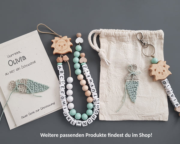 Rechenkette + ABC Kette - mint