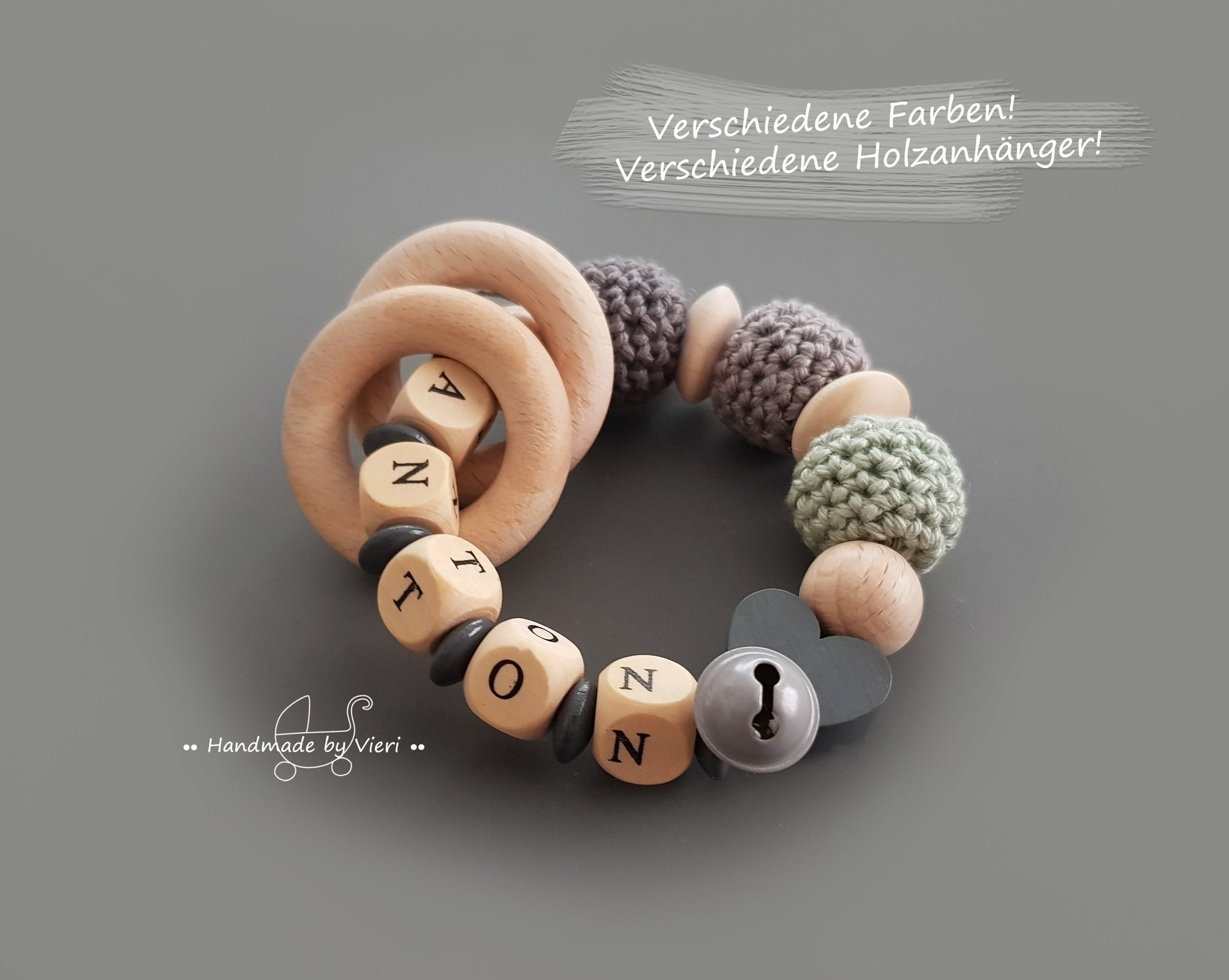 Baby Greifling mit Namen