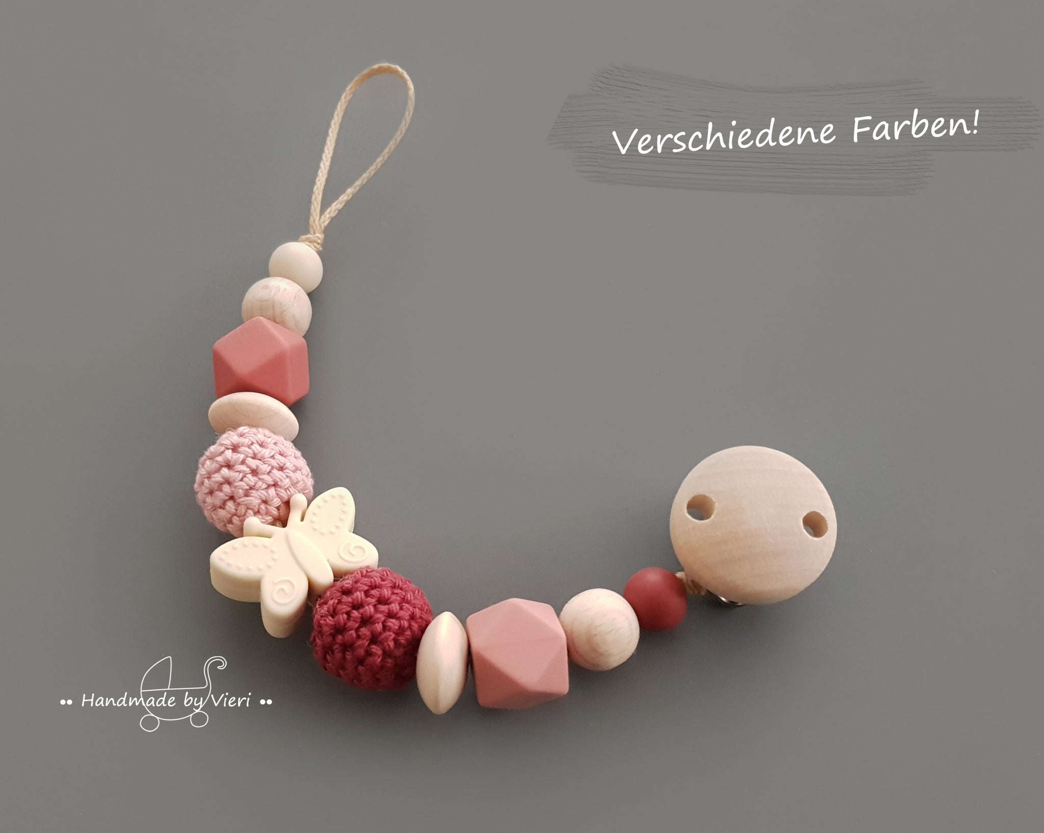 Schnullerkette ohne Namen – Schmetterling
