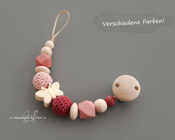 Schnullerkette ohne Namen – Schmetterling