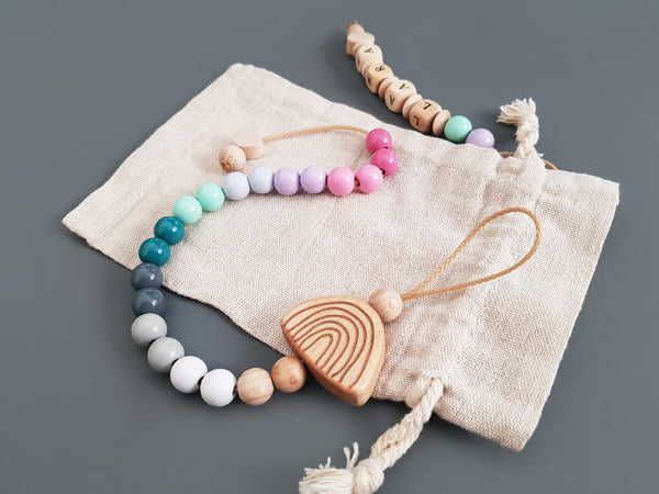 4-teiliges Geschenkset - bunt, Holz