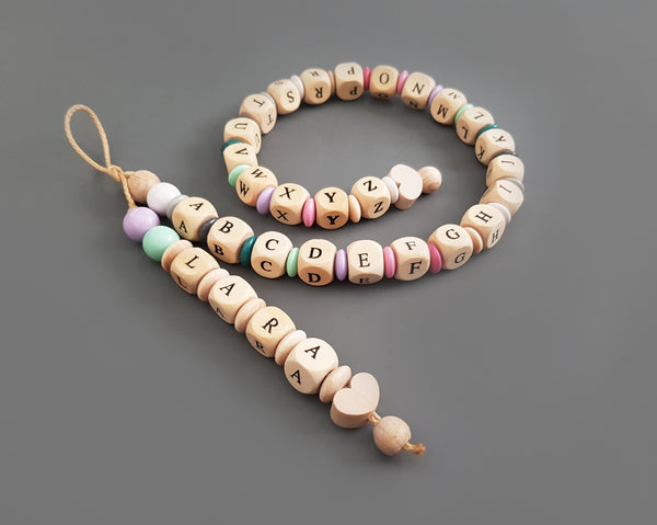 4-teiliges Geschenkset - bunt, Holz