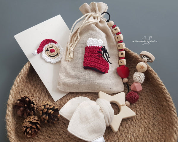 Personalisierte Karte - Nikolausstiefel, Gruß vom Nikolaus