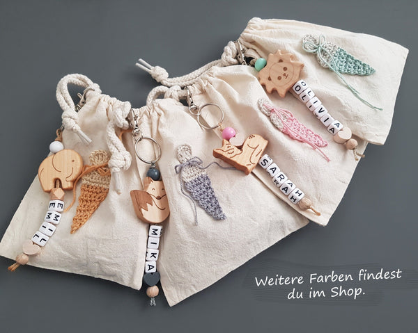 Rechenkette + ABC Kette - rosa
